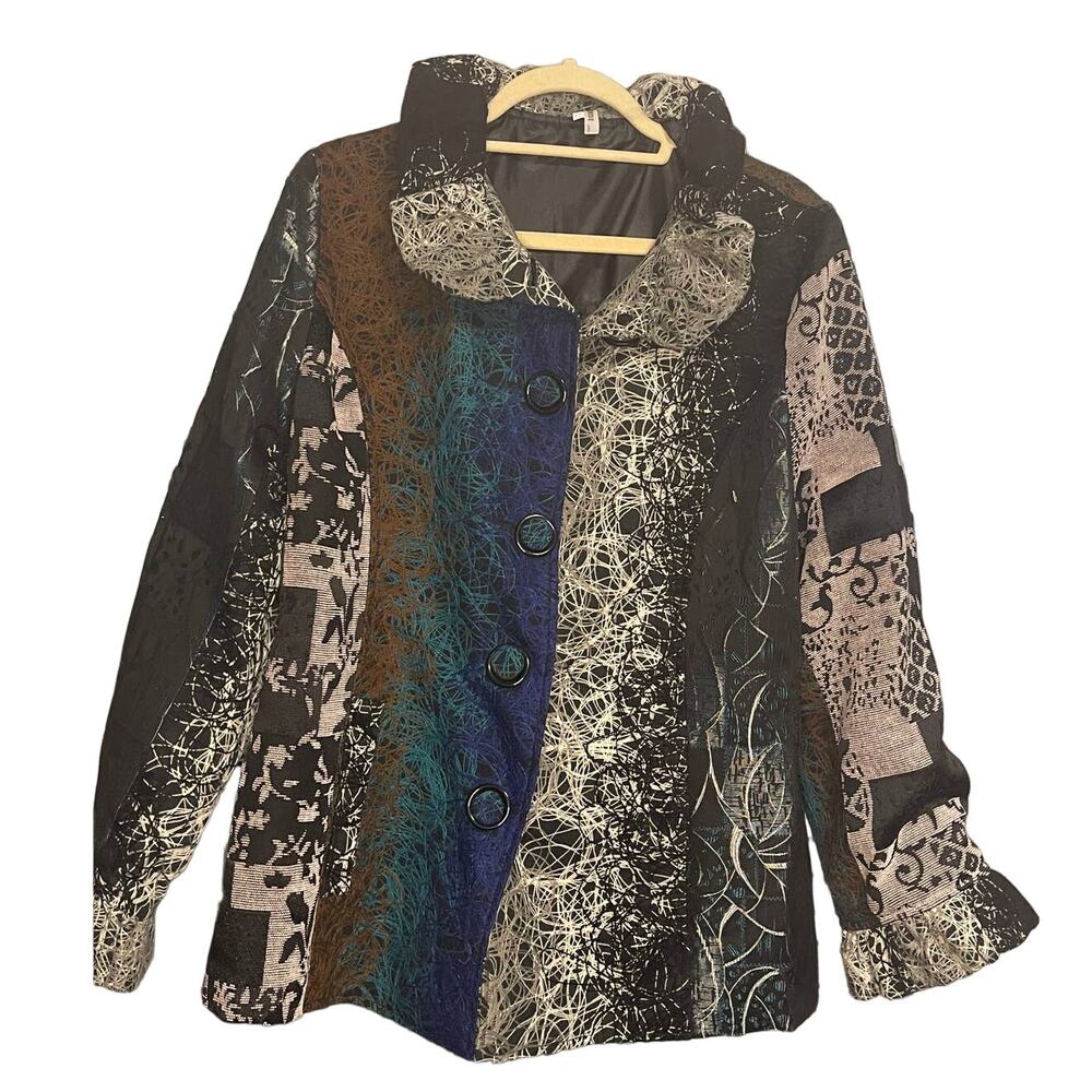 LINDI Silk Jacket Women's Size L